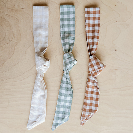 Gingham, Cotton Hat Bands