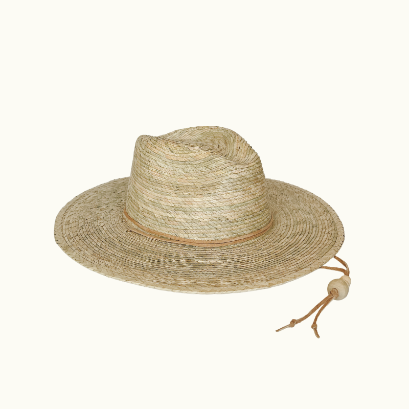 La Playa Straw hats with chin cord, straw fedora hat