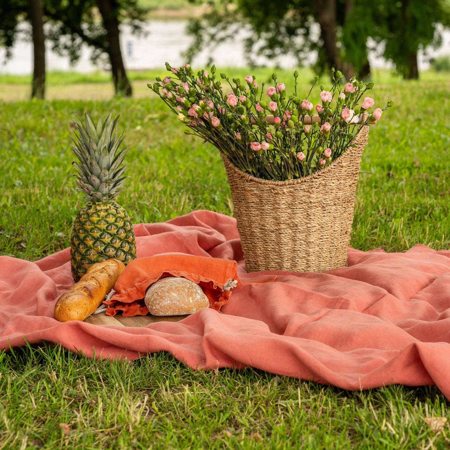 Reusable Linen Bread & Baguette Bags