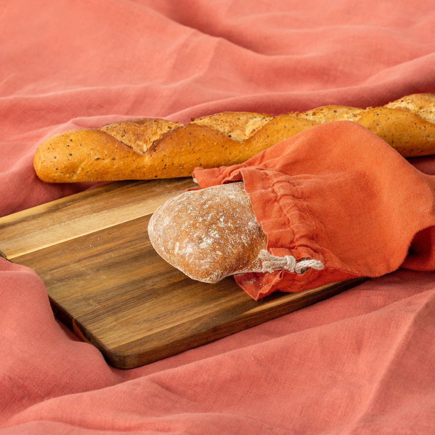 Reusable Linen Bread & Baguette Bags